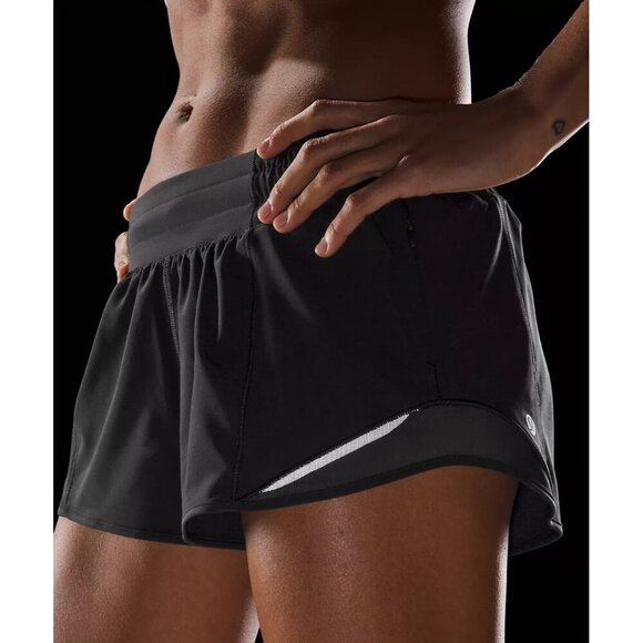 Hotty Hot Short Low-Rise Lined Short 2.5" - Black - Picture 6 of 6